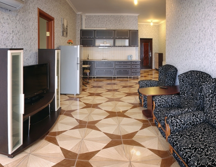 Апартаменты 4-местные 3-комнатные корпус В - Гостевой дом «Фламинго» Алушта